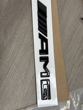 Mercedes Amg Trunk Emblem 3d Sticker Badge Decoration Sport Gloss Black 17us Mercedes Amg Trunk Emblem 3d Sticker Badge Decoration Sport Gloss Black 17us