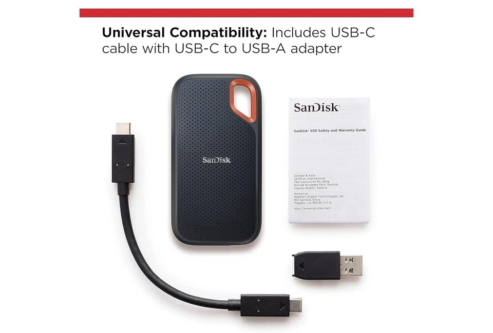 SanDisk 2TB, External,2.5 inch (SDSSDE61-2T00-G25) Solid State Drive - Image 3 of 4