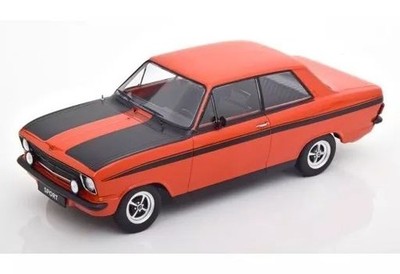 KK Scale 1/18 Opel Kadett B Sport 1973 Modellauto rot schwarz Diecast
