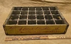 Coca-Cola Yellow Wood Crate 24 Bottle Original Vintage