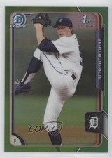 2015 Bowman Draft Chrome Green Refractor 92/99 Beau Burrows #17 no9