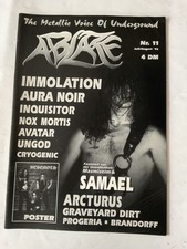 ABLAZE NR. 11 1996 BLACK METAL MAGAZINE SAMAE...