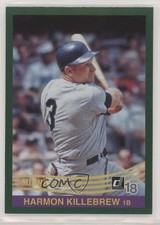 2018 Panini Donruss Retro 1984 Holo Green Harmon Killebrew #250 HOF n1u