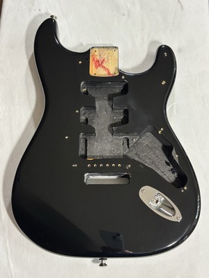 2013 Squier Vintage Modified Stratocaster Body Black HSS