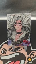 2021 UPPER DECK MARVEL METAL UNIVERSE BLACK CAT SKETCH CARD BY LYOI LI