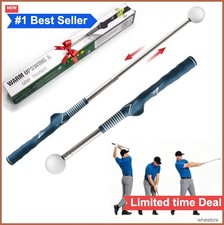 Retractable Golf Swing Trainer 4 in 1 Click Feedback Tempo Training Aid Right