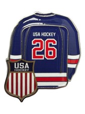USA Hockey Blue Jersey shield pin