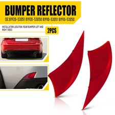 Pair Rear Light Reflector Bumper 2014-20 Lamp For RH LH Lexus IS250 IS350 IS300