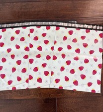 10 OR 20 Pack - 12x15.5" Large Juicy Strawberries Designer Poly Mailers