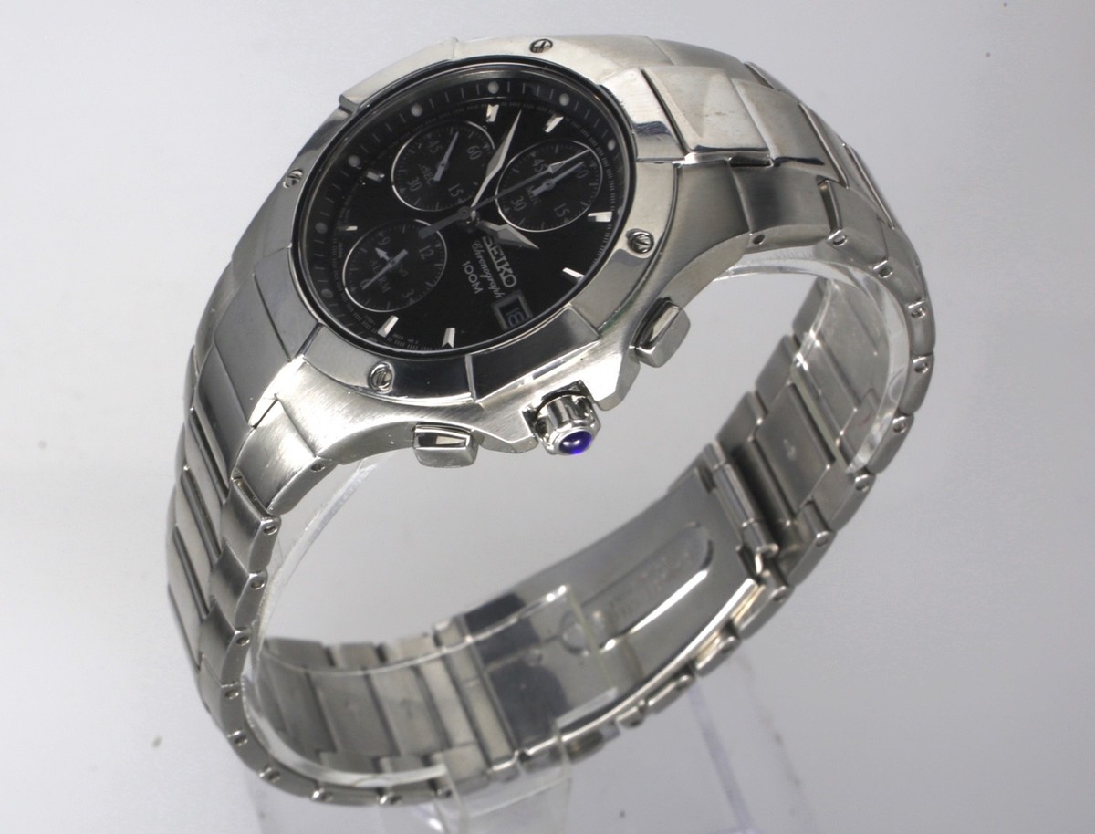 koko SEIKO COUTURA 39mm 7T62-0KC0 Alarm Chronograph Quartz Japan Watch