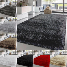 Modern Sparkly NATTY Rugs Non Slip Machine Washable Mat Living Room Fireside