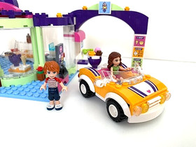 LEGO FRIENDS #41320  "Heartlake Frozen Yogurt Shop" - 100 % Complete w/ Manuals