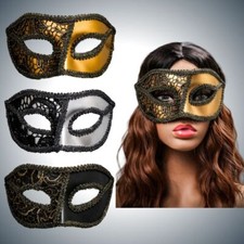 NEW Women Party Mask Halloween Party Lace Masquerade Venetian Mardi Gras Prom
