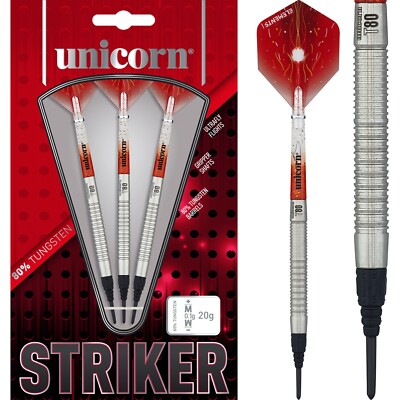 Soft Tip Unicorn Striker T80 Core XL Darts Set 19g-23g gram
