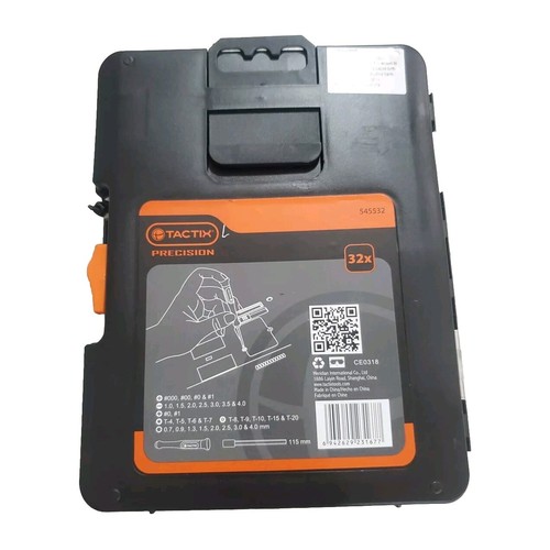 Tactix 32 Pc Ratcheting Mini Micro Precision Screwdriver Set + Ext Bar & 30 Bits - Picture 3 of 3