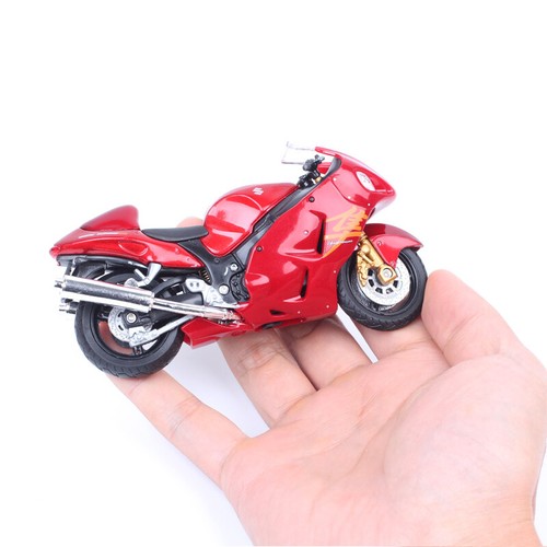1:18 Scale Welly Suzuki Hayabusa GSX1300R Motorcycle Busa Diecast Toy Bike Model - Picture 5 of 12