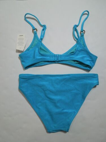 NEW AMERICAN EAGLE AERIE XXS 2pc SWIMSUIT, BIKINI BOTTOMS & SCOOP TOP - Picture 2 of 8