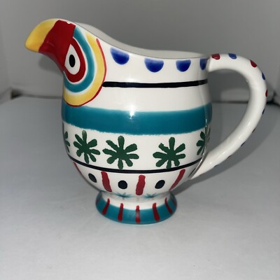 Macy's Cellar Toucan Bird Water Juice Beverage Pitcher 6'' Tall