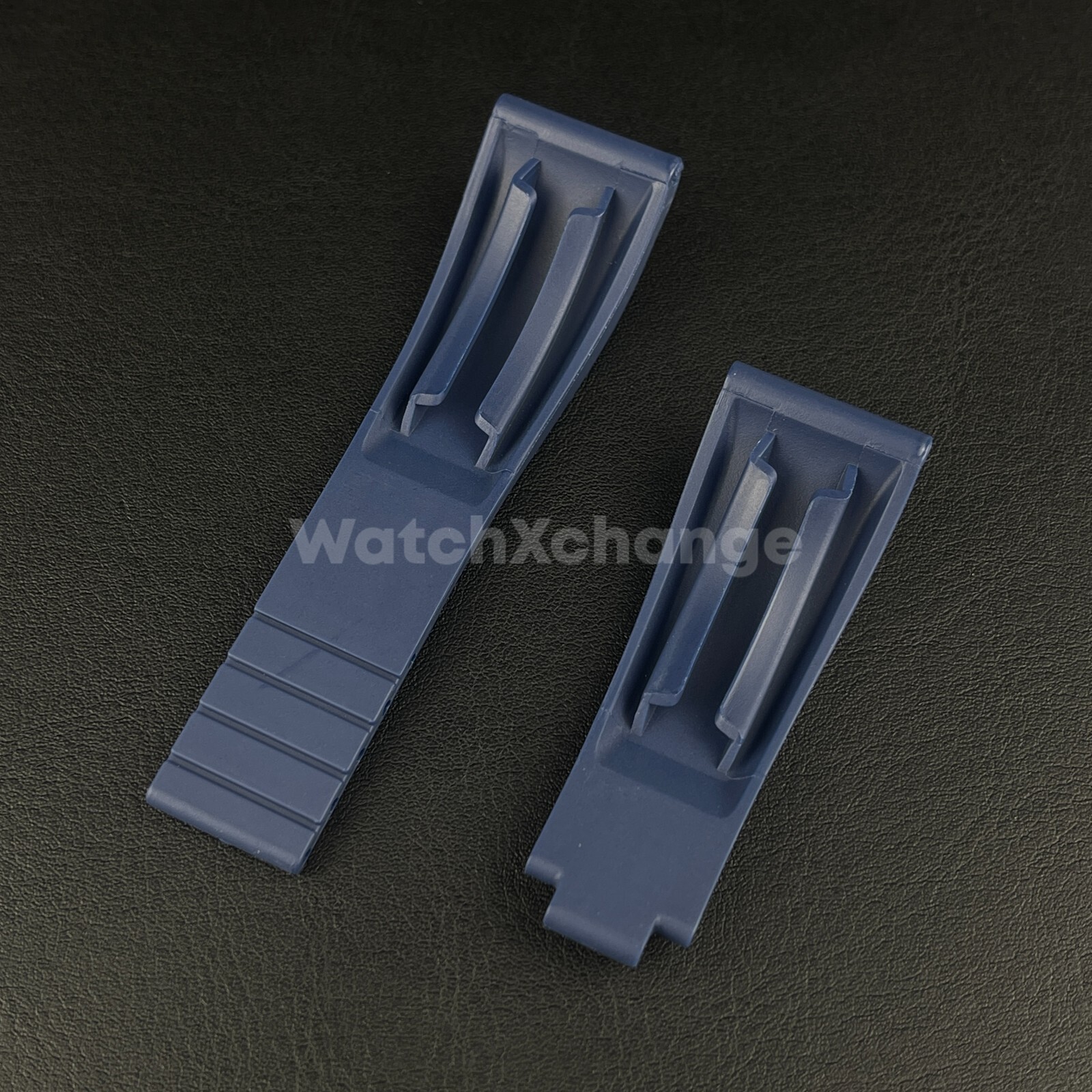 20mm 21mm Blue Silicone Rubber Watch Strap Band For Rolex OYSTERFLEX GMT image 4