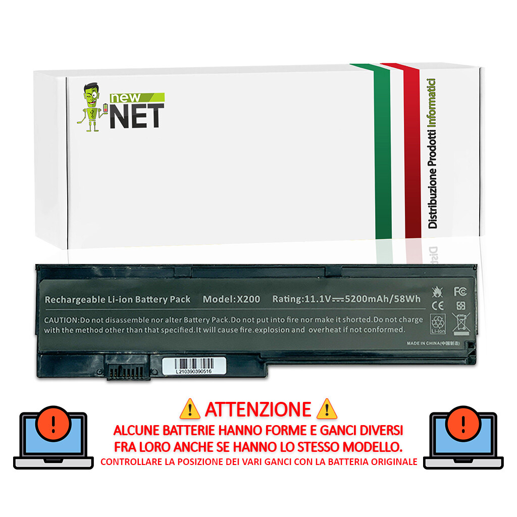 Batteria CR2032 Compatibile Lenovo ThinkPad X60s E X41 Tablet - 3V Litio Non Ricaricabile Per CMOS BIOS E Orologio Di Sistema - Foto 6