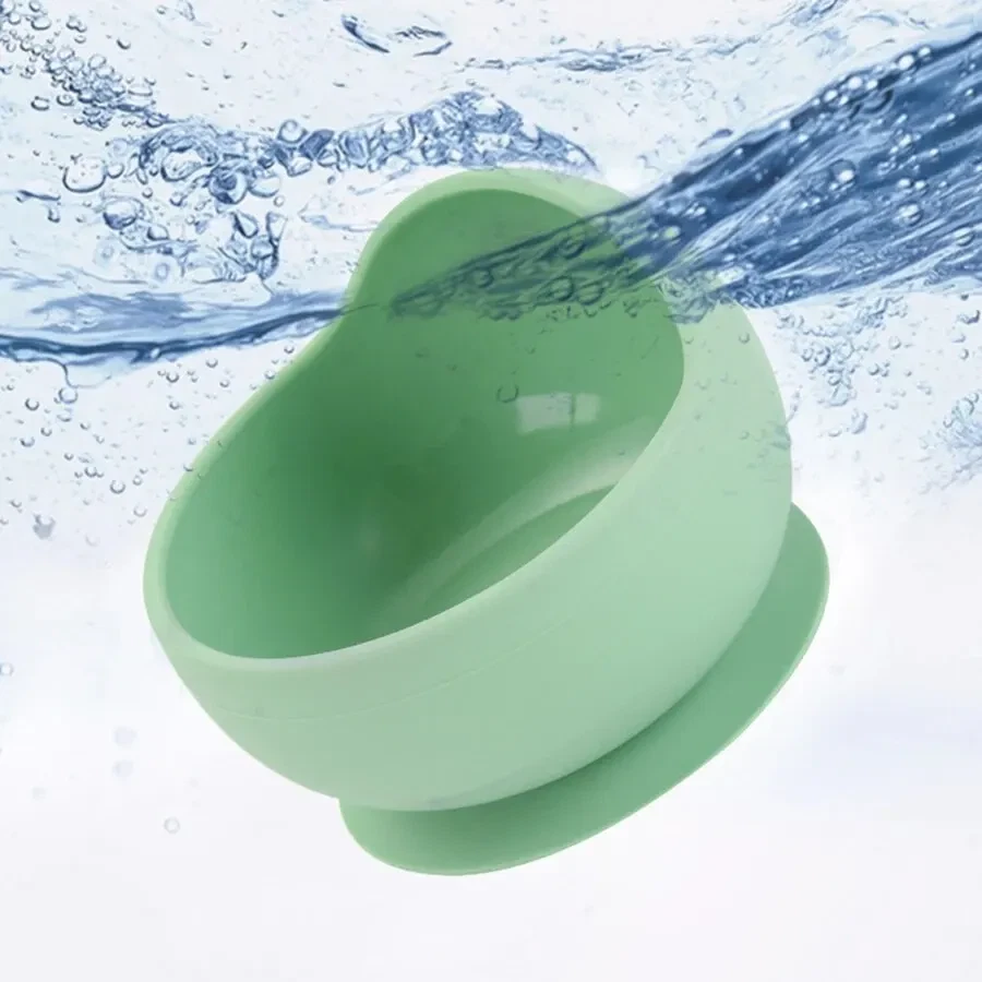 Assiette Bol Bébé en Silicone avec Ventouse Pour Vaisselle Enfant de Qualité - Photo 3/4