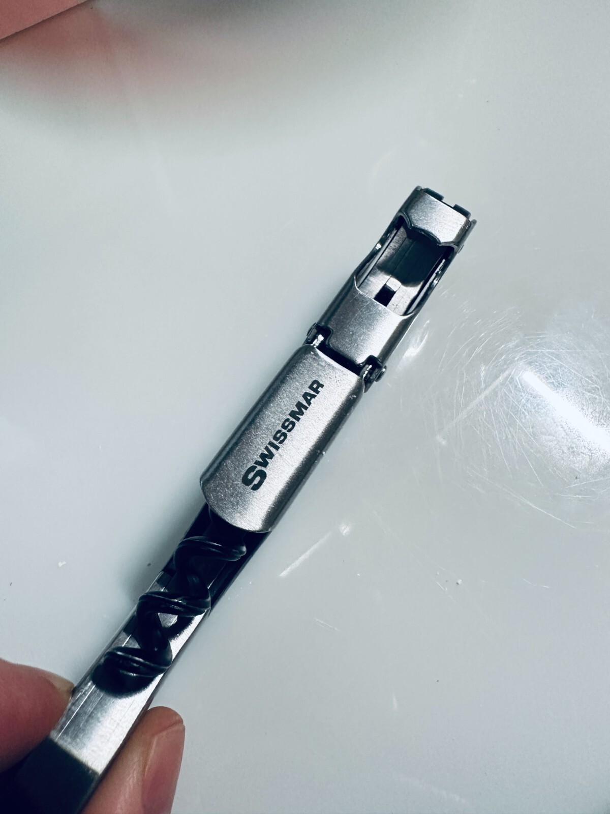 Swissmar GENIX CONSTRUCTIONS Ebony Wood Waiters Corkscrew Wine Key Opener