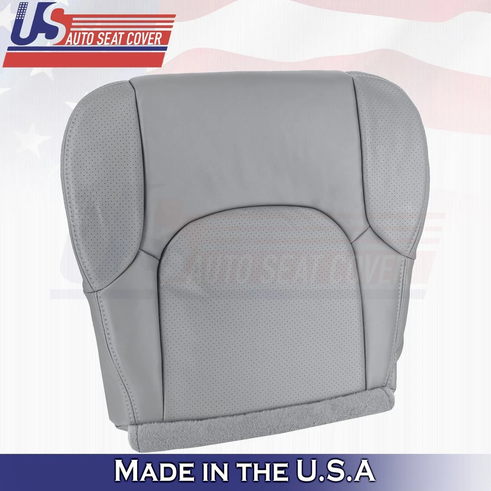 Серые кожаные чехлы на сиденья сверху и снизу для Nissan Frontier 2005–2021 годов выпуска - Изображение 3 из 4