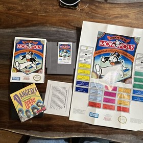 Monopoly (NES, 1991) CIB w/  & Poster Tested Very Clean Comes With What&rsquo;s In Pic