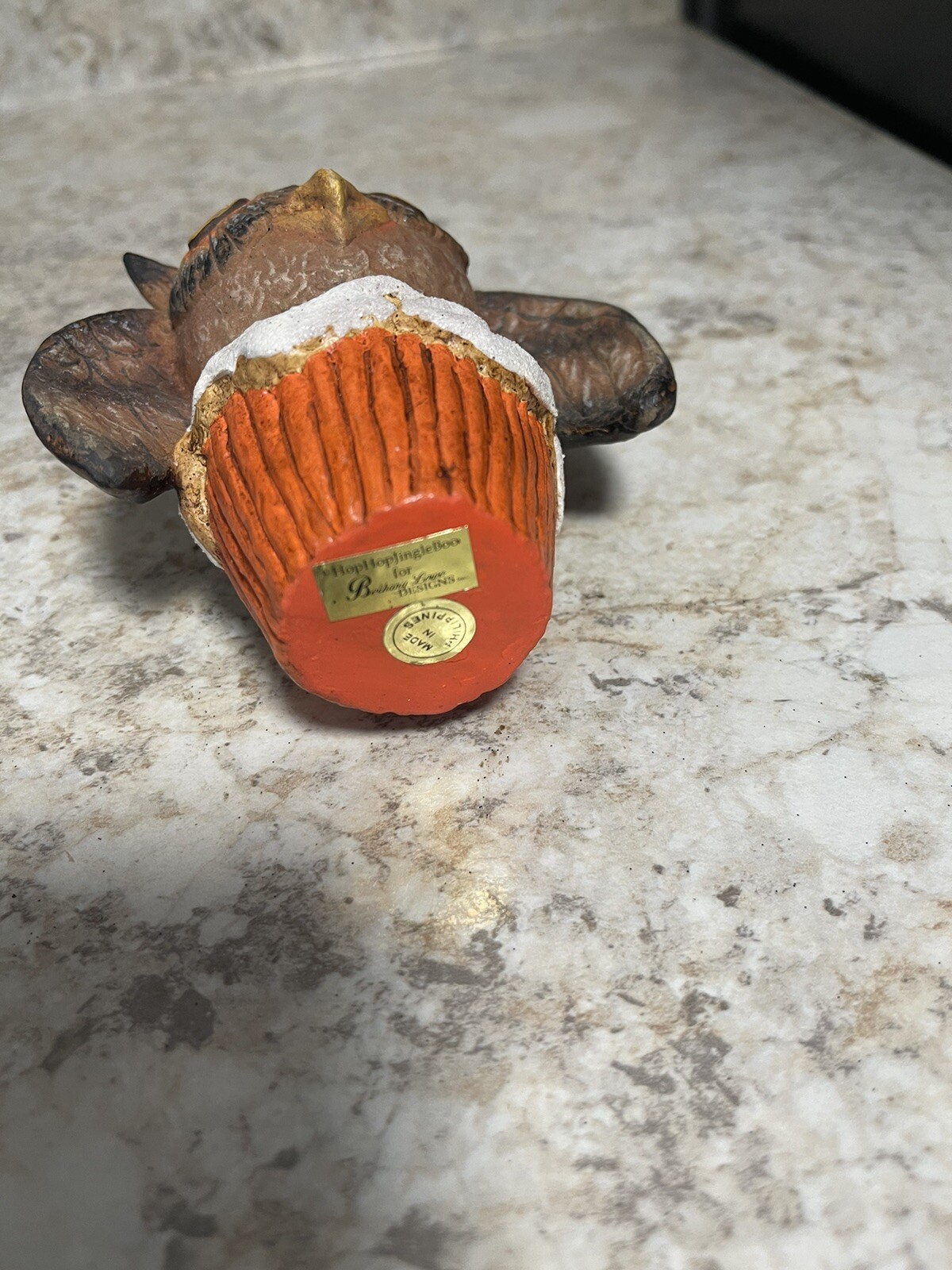 Bethany Lowe Debra Schoch Owl Cupcake 4.5” Retired Halloween Piece