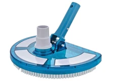 U.S. Pool Supply Weighted Pool Vacuum Head, Transparent Curved Half Moon Body