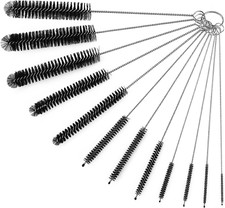 Straw Cleaner Brushes Sets, 12 Pieces 8.2 Inch Botthle Cleaning Brush and Nylon