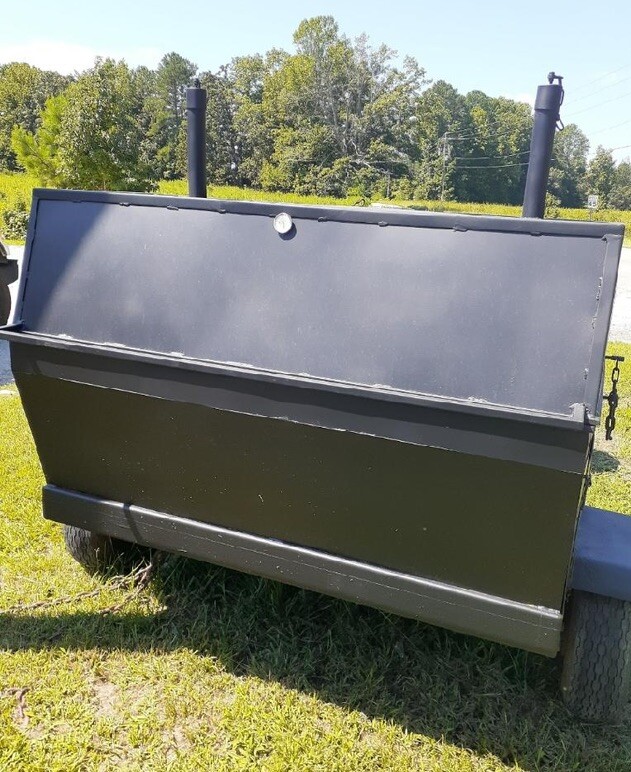 Portable Custom Made Charcoal Grill (Used, Great Condition)