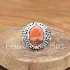Sponge Coral Ring, 925 Sterling Silver Ring, Designer Ring, Women Ring For Gift
