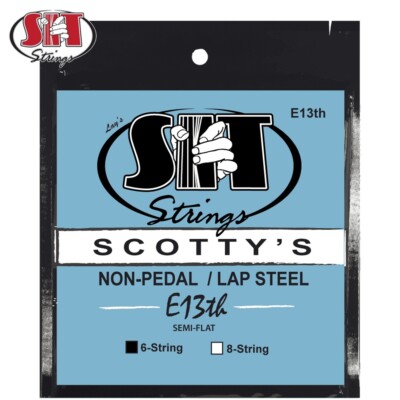 SIT SC6E13TH Scotty's Non-Pedal/Lap Steel Semi-Flat Guitar Strings E 13TH