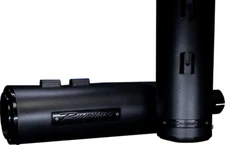 Rinehart 4.5" HP45XL Midnight Edition SlipOn Muffler Exhaust For 17-24 HD Tourin