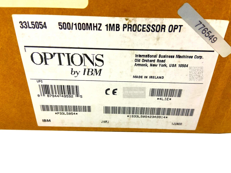 33L5054 I New Sealed IBM Intel Pentium III Xeon 500MHz CPU Upgrade - Image 2 of 4