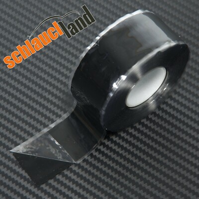 Silikon Dichtband 2 Meter schwarz***Isolierband Rescue Tape Klebeband Schlauch