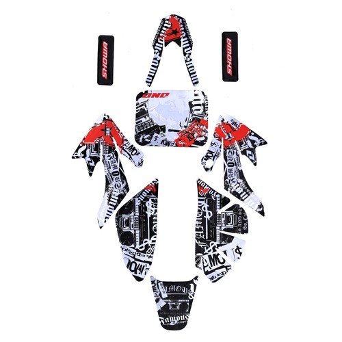 Nuevo kit de calcomanías adhesivas de plástico de alta calidad para guardabarros CRF50 estilo Dirt Pit Bike - Imagen 2 de 11