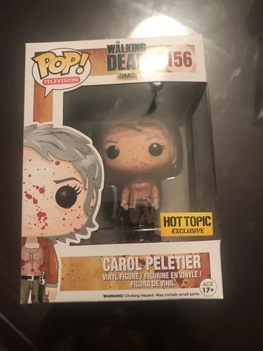 RARE Funko Pop Hot Topic Exclusive Blood Splattered Carol Peletier
