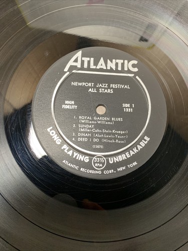 Atlantic 1331 1960 MONO Newport Jazz Festival All Stars Bud Freeman Buck Clayton - Imagen 15 de 17