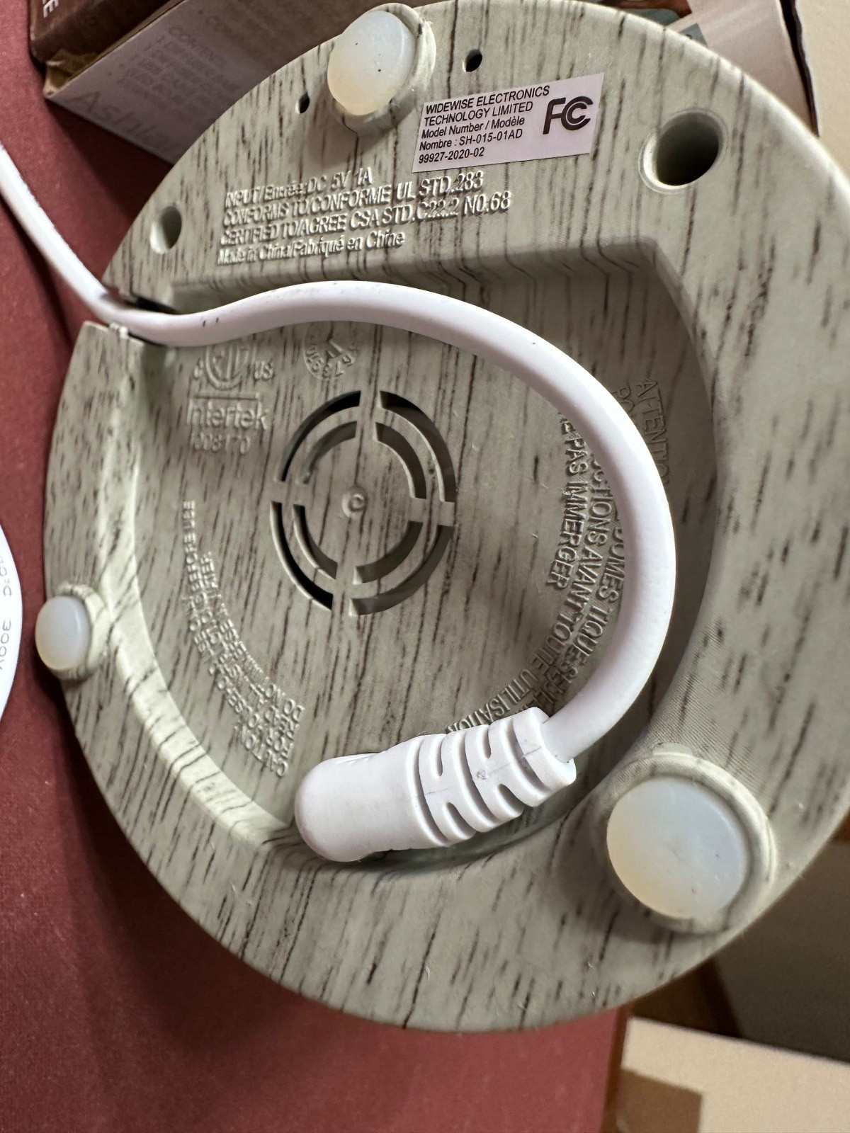 Ashland Aromatic Diffuser With Ultrasonic Transducer, And USB Plug In Cable