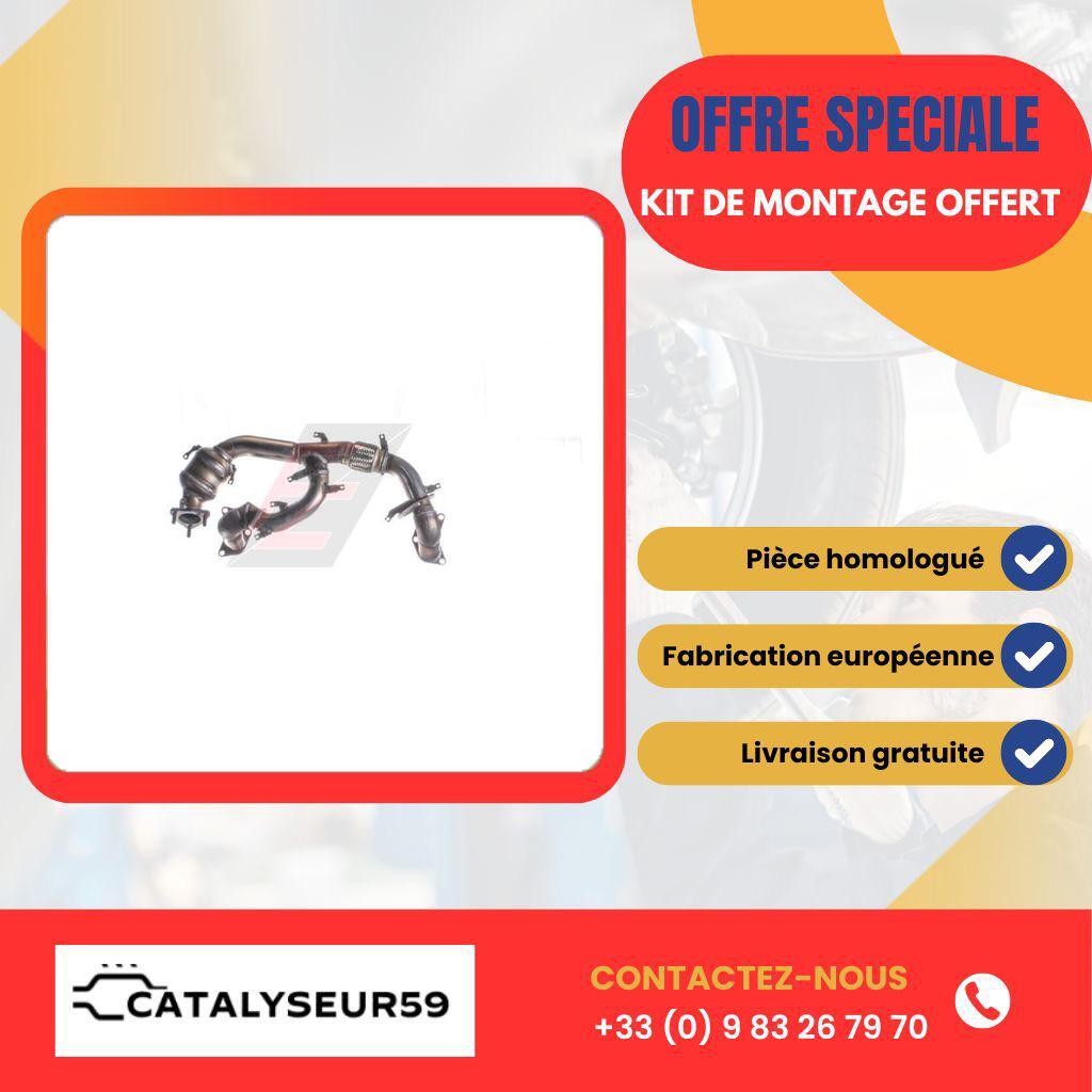 Catalyseur Subaru Impreza 2.0i 16V pour réussir le contrôle technique pollution EJ204