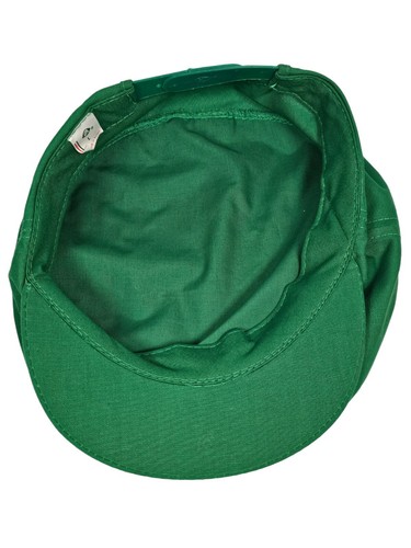 Vintage Oh Thank Heaven 7 Eleven Gatsby Newsboy Cabbie Snapback Hat Size L Green - Picture 7 of 11