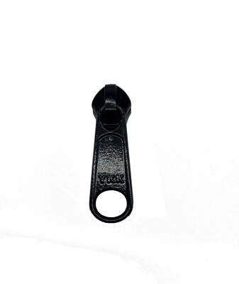YKK No 5 Kette schwarz REVERSE Slider (10er Pack) - Standard Free Lock Long Pull (DFL)