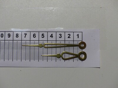 Uhrzeiger Stil, Messing, Stundenzeiger 47 mm, Minutenzeiger 69 mm