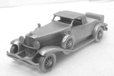 1931 Cadillac Phaeton Model Car Pewter Danbury Mint 5 Sidemount Spare Tires