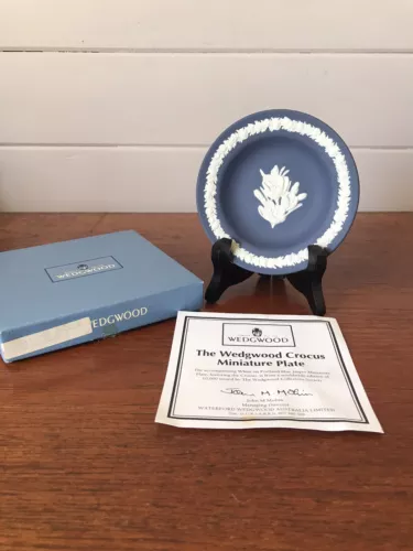 Vintage Wedgwood Jasperware Small Tray Crocus  Made In England