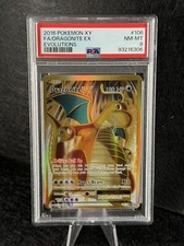 2016 POKEMON XY EVOLUTIONS #106 FULL ART/DRAGONITE EX PSA 8