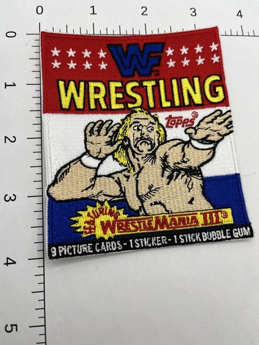 Wwe Wcw Ecw Hulk Hogan Card Pack World Wrestling Federation Iron-on 4” Patch # - Picture 4 of 4