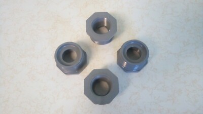 (4) PCS REDUCER BUSHING 1-1/2'' MNPT x 1'' FNPT CPVC GF PIPING SYSTEMS 9839-211